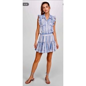 MISA LOS ÁNGELES CARLOTA DRESS Color: Abstract Stripe